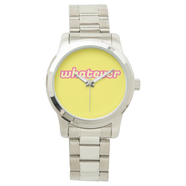 Reloj De Pulsera El arte 'Lo que sea' (Anverso)