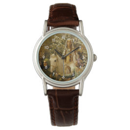 Reloj De Pulsera El ascenso de la reina Guinevere con pintura vinta