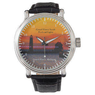 Reloj De Pulsera El asilo magnífico Pierhead del sur enciende el