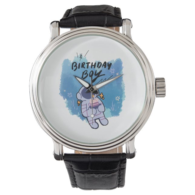 Reloj De Pulsera El Astronauta de Cumpleaños (Anverso)