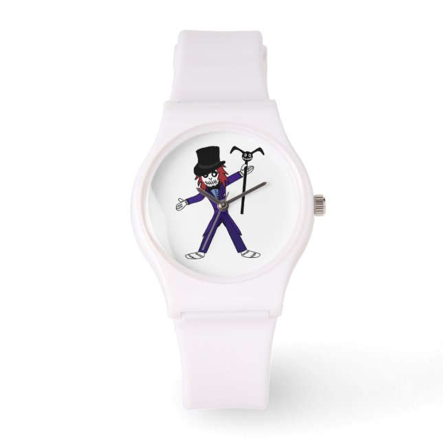 Reloj De Pulsera El barón Samedi Voodoo Doll Mens Watch (Anverso)