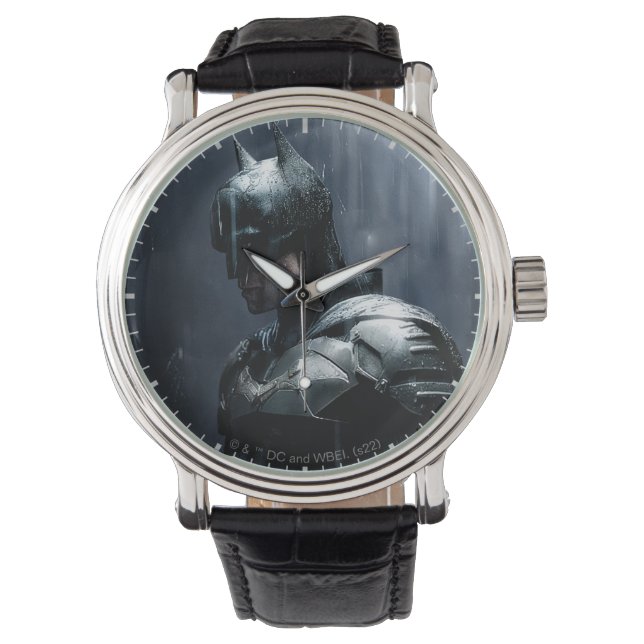 Reloj De Pulsera El Batman en la lluvia (Anverso)