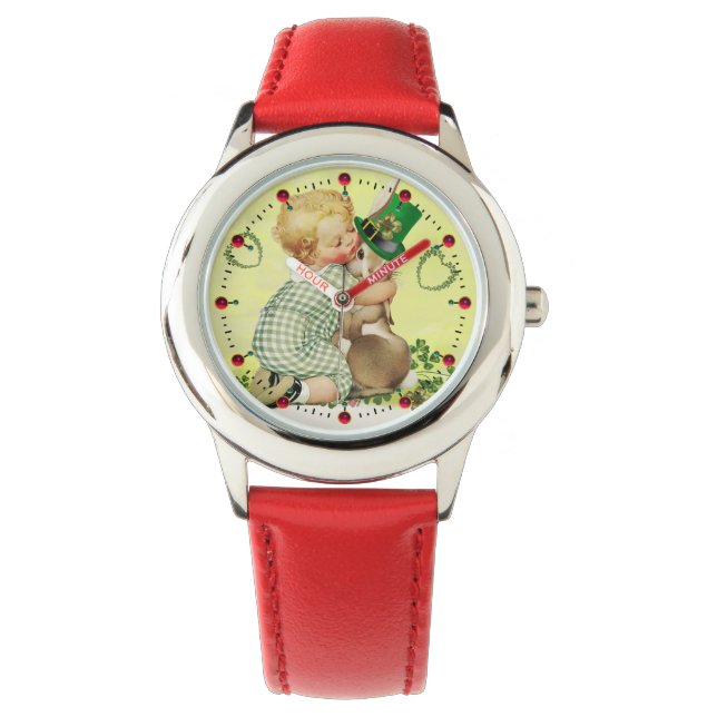 RELOJ DE PULSERA EL BEBÉ ABIERTO ABURRIENDO A RABBIT IRISH ST. EL D (Anverso)