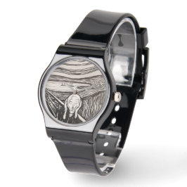 Reloj De Pulsera El Bella Artes Edvard Munch Woodcut (1895)