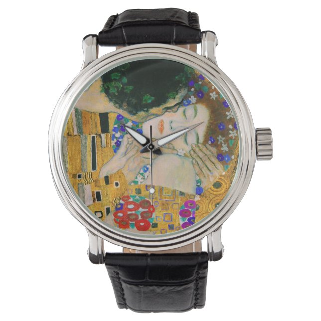 Reloj De Pulsera El beso de Gustav Klimt (Anverso)