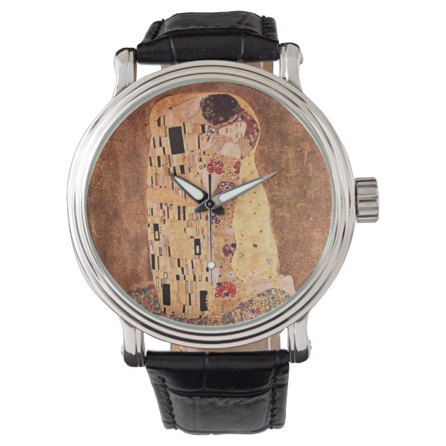 Reloj De Pulsera El beso de Gustav Klimt (Anverso)