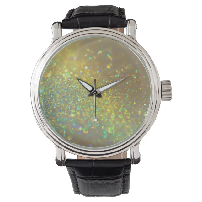 Reloj De Pulsera El brillante ópalo holográfico (Anverso)