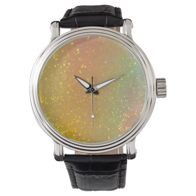 Reloj De Pulsera El brillante ópalo holográfico (Anverso)