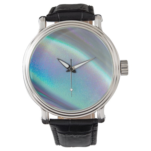 Reloj De Pulsera El brillante ópalo holográfico (Anverso)