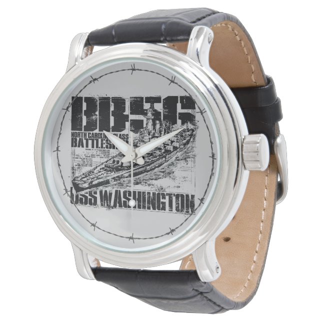 Reloj De Pulsera El buque de guerra Washington Wriches Watches (Angular)