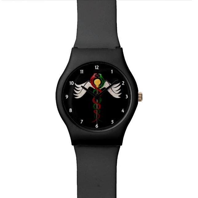 Reloj De Pulsera El Caduceo (De cerca)
