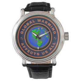 Reloj De Pulsera El calentamiento global nos afecta a todos