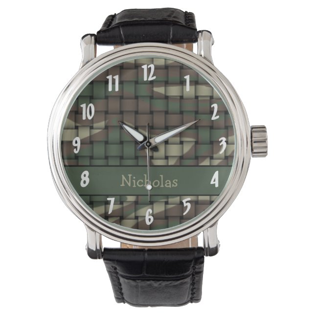 Reloj De Pulsera El camuflaje de Hunter (Anverso)