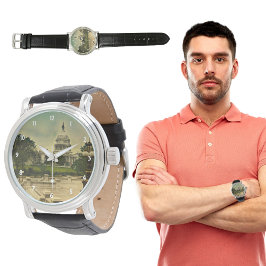 Reloj De Pulsera El Capitolio de los Estados Unidos de la Bibliotec