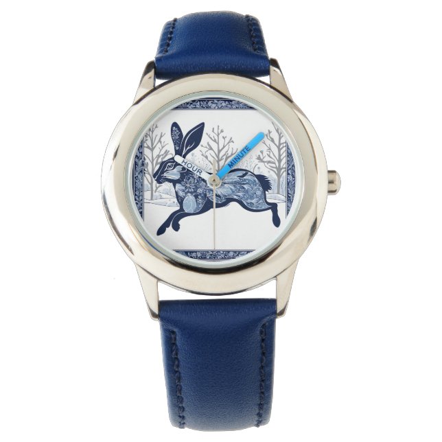 Reloj De Pulsera El capricho del invierno de Hares (Anverso)