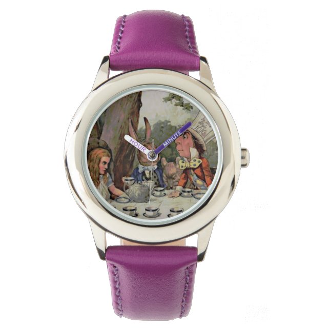 Reloj De Pulsera El caprichoso Fiesta de té MadHatter Wonderland (Anverso)