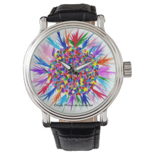 Reloj De Pulsera El caramelo riega al artista del autismo