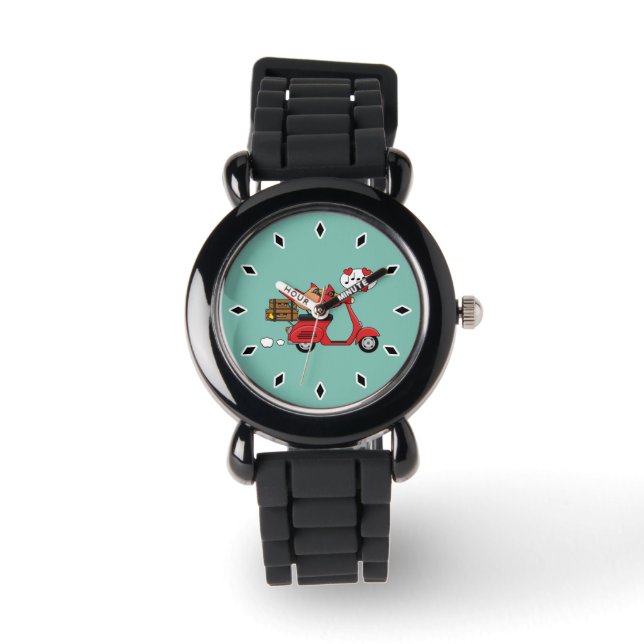 Reloj De Pulsera El cardenal rojo le gusta a Scooter (Anverso)