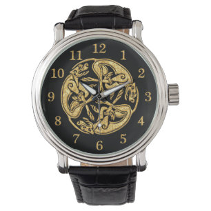 Reloj De Pulsera El Celtic persigue arte digital del ornamento