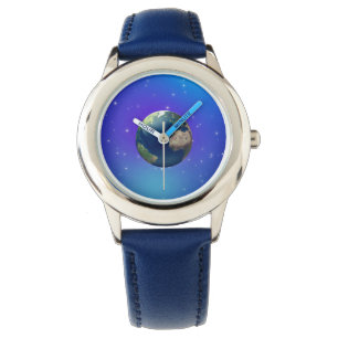 Reloj De Pulsera El cielo estrellado de la Tierra estilizado