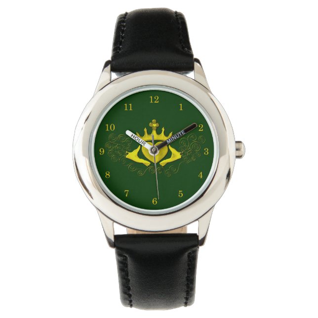 Reloj De Pulsera El Claddagh (Oro) (Anverso)