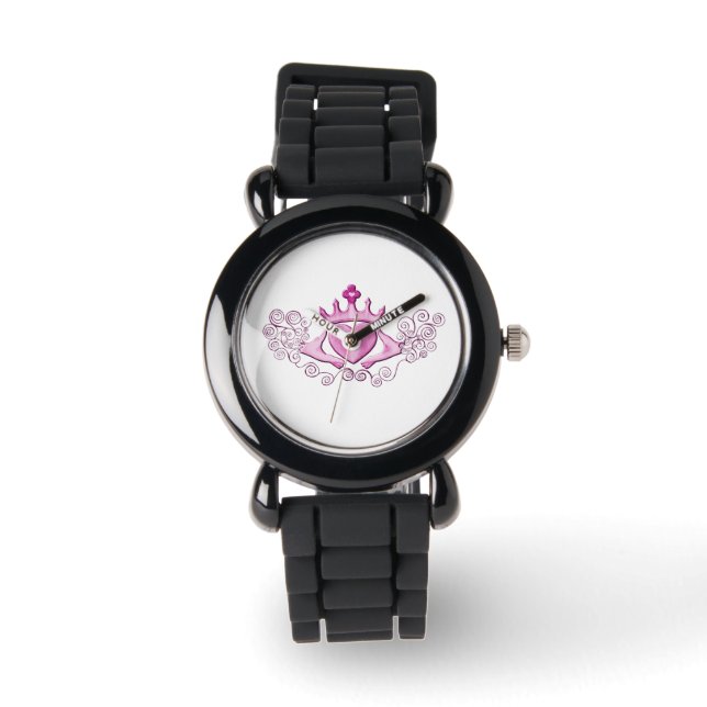 Reloj De Pulsera El Claddagh (Rosa) (Anverso)