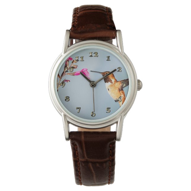 Reloj De Pulsera El colibrí salvaje en la naturaleza (Anverso)