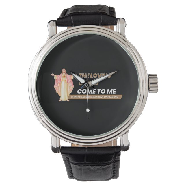 Reloj De Pulsera El Cristo amoroso ven a mí (Anverso)