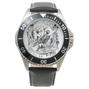 Reloj De Pulsera El cuervo negro