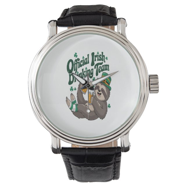 Reloj De Pulsera El Día de San Patricio (Anverso)