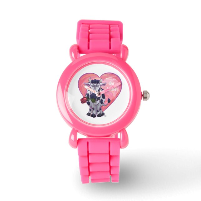 Reloj De Pulsera El día de San Valentín de vaca (Anverso)