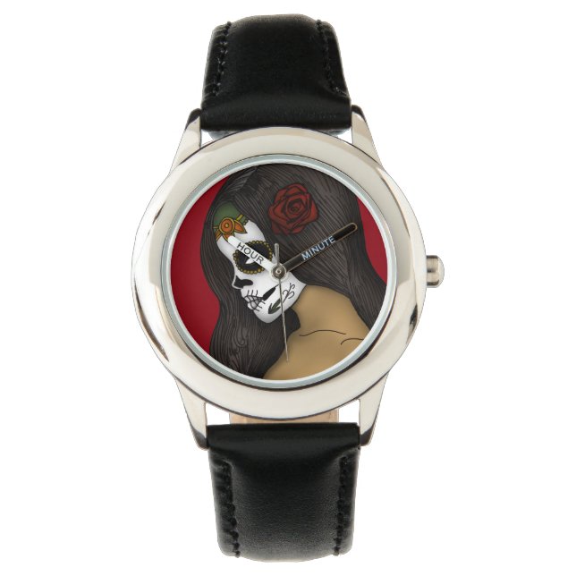 Reloj De Pulsera El Día Del Chica Muerto (Anverso)