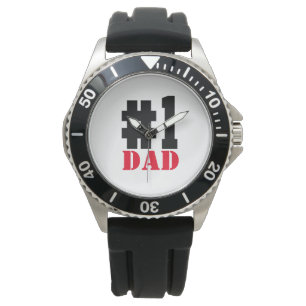Reloj De Pulsera El Día del Padre número 1 papá