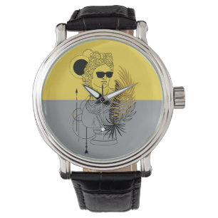 Reloj De Pulsera El Dios Olímpico Moderno Apolo Bloque de Colores