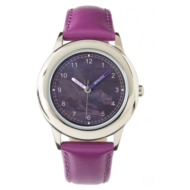 Reloj De Pulsera El dragón morado (Anverso)