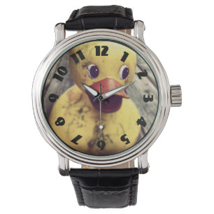 Reloj De Pulsera ¡El Ducky de Goma Amarillo necesita un baño!