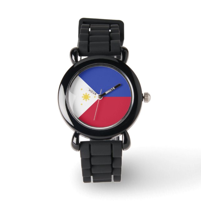 Reloj De Pulsera El emblema de la bandera de Filipinas (Anverso)