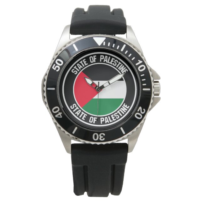 Reloj De Pulsera El emblema de la Ronda Palestina (Anverso)