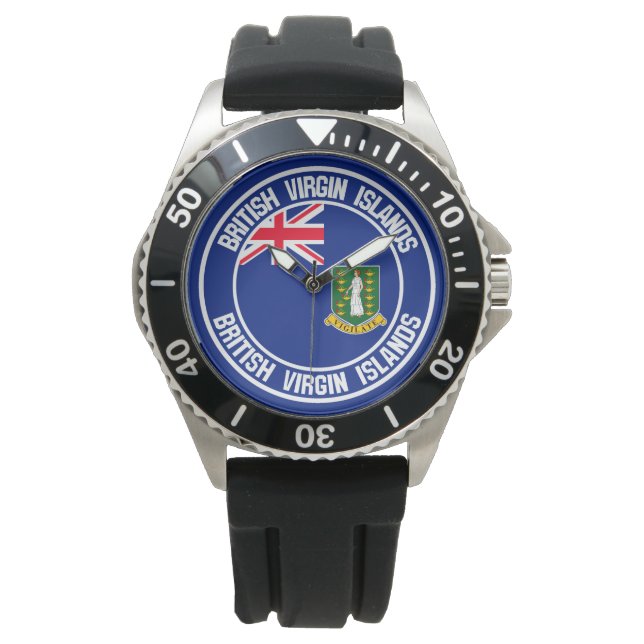 Reloj De Pulsera El emblema de las Islas Vírgenes Británicas (Anverso)