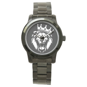 Reloj De Pulsera El emblema del león simboliza el rugido