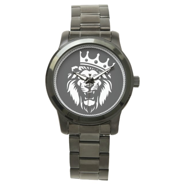 Reloj De Pulsera El emblema del león simboliza el rugido (Anverso)