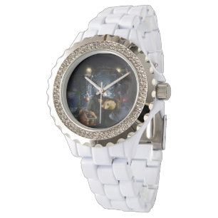 Reloj De Pulsera El espeluznante bosque de Halloween de SlipperyJoe