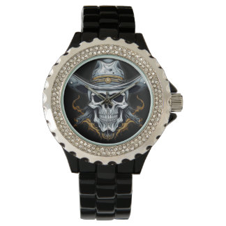 Reloj De Pulsera El esqueleto de Cowboy