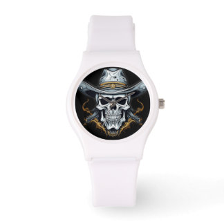 Reloj De Pulsera El esqueleto de Cowboy