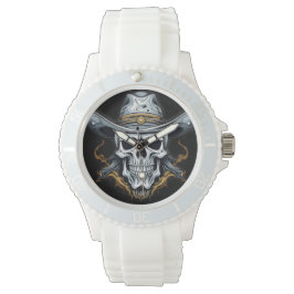 Reloj De Pulsera El esqueleto de Cowboy