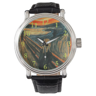 Reloj De Pulsera El estribillo del arte expresionista moderno Edvar