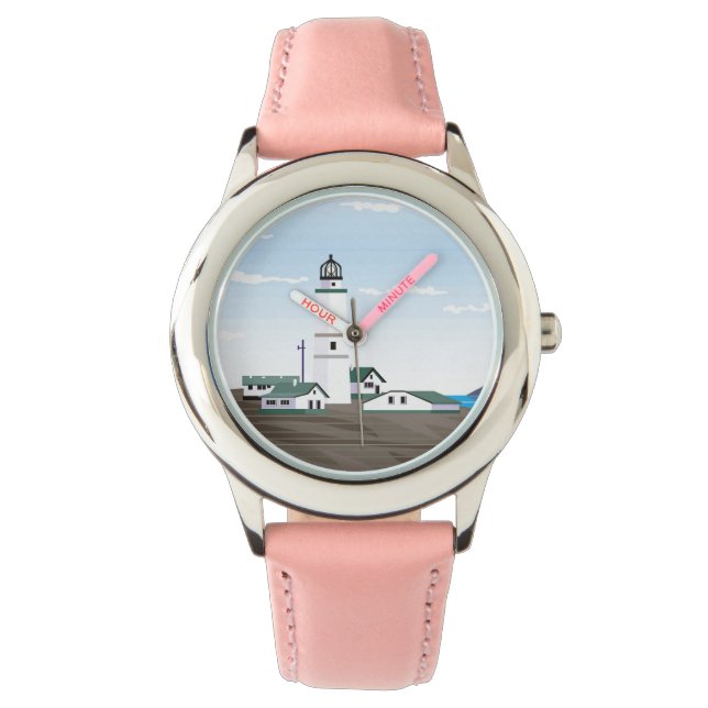 Reloj De Pulsera El faro cuadrado - (Anverso)