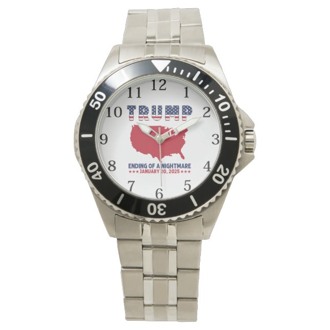 Reloj De Pulsera El Fin De Trump De Una Pesadilla (Anverso)