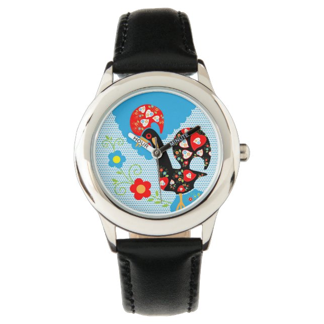 Reloj De Pulsera El gallo portugués de Barcelos (Anverso)