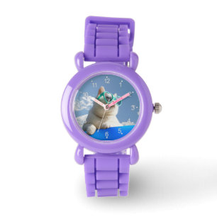 Reloj De Pulsera El gato blanco de vacaciones